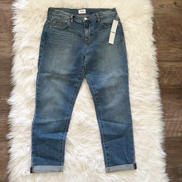 New Hudson Size 28 Natalie Midrise Slim Boyfriend Crop Jeans in MARGARITA - Picture 3 of 13